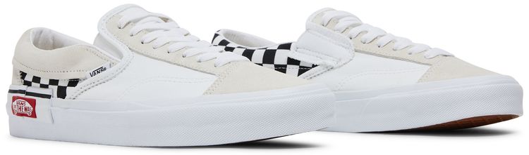 Vans Slip On CAP White Black Checkerboard
