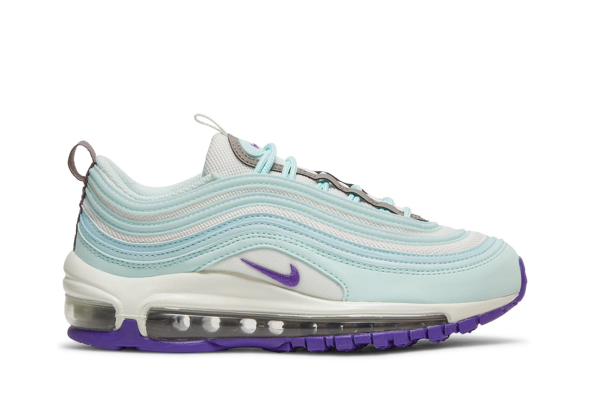 teal and white air max 97