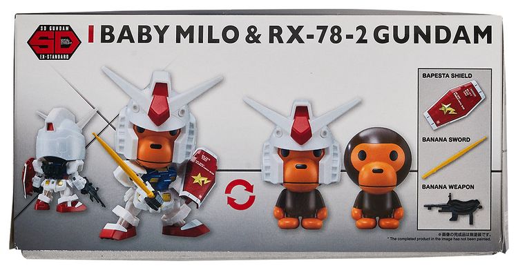 Pre Owned Bandai x Baby Milo Rx 78 2 Gundman Figure Multicolor