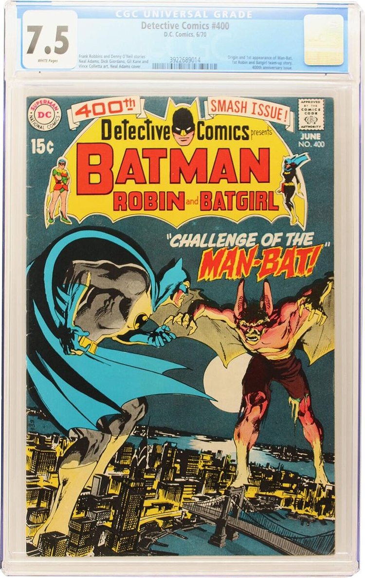 DC Comics Batman Challenge Of The Man-Bat Issue #400 'Multicolor'