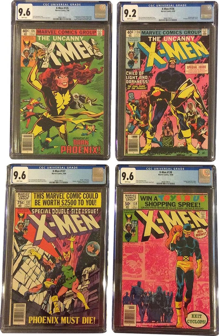 Marvel Comics The Uncanny X-Men Comics Issues #135-138 'Multicolor'