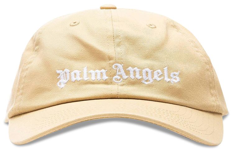 Palm Angels Classic Logo Cap BeigeWhite