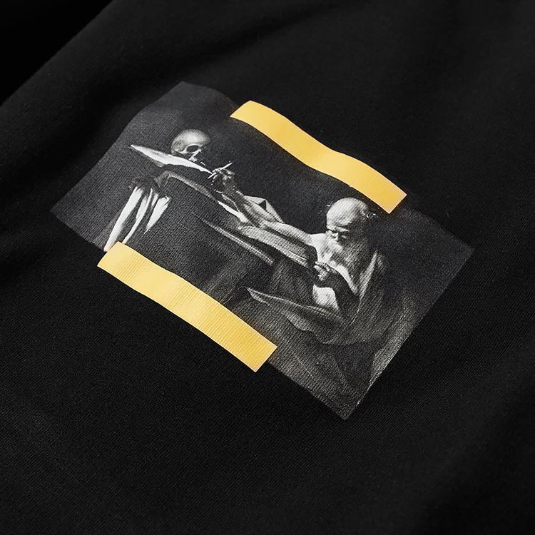 Off White Carav Painting Slim Sweatpant BlackMulticolor