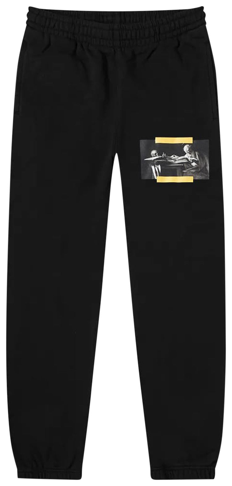 Off White Carav Painting Slim Sweatpant BlackMulticolor
