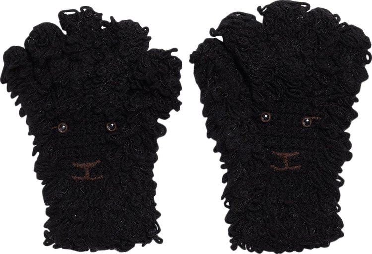 Doublet Sheep Face Gloves 'Black'