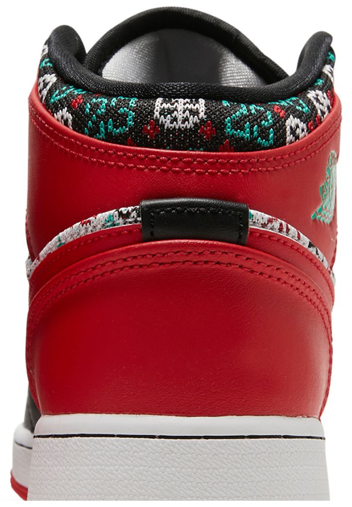 Air Jordan 1 Mid SE GS Ugly Christmas Sweater
