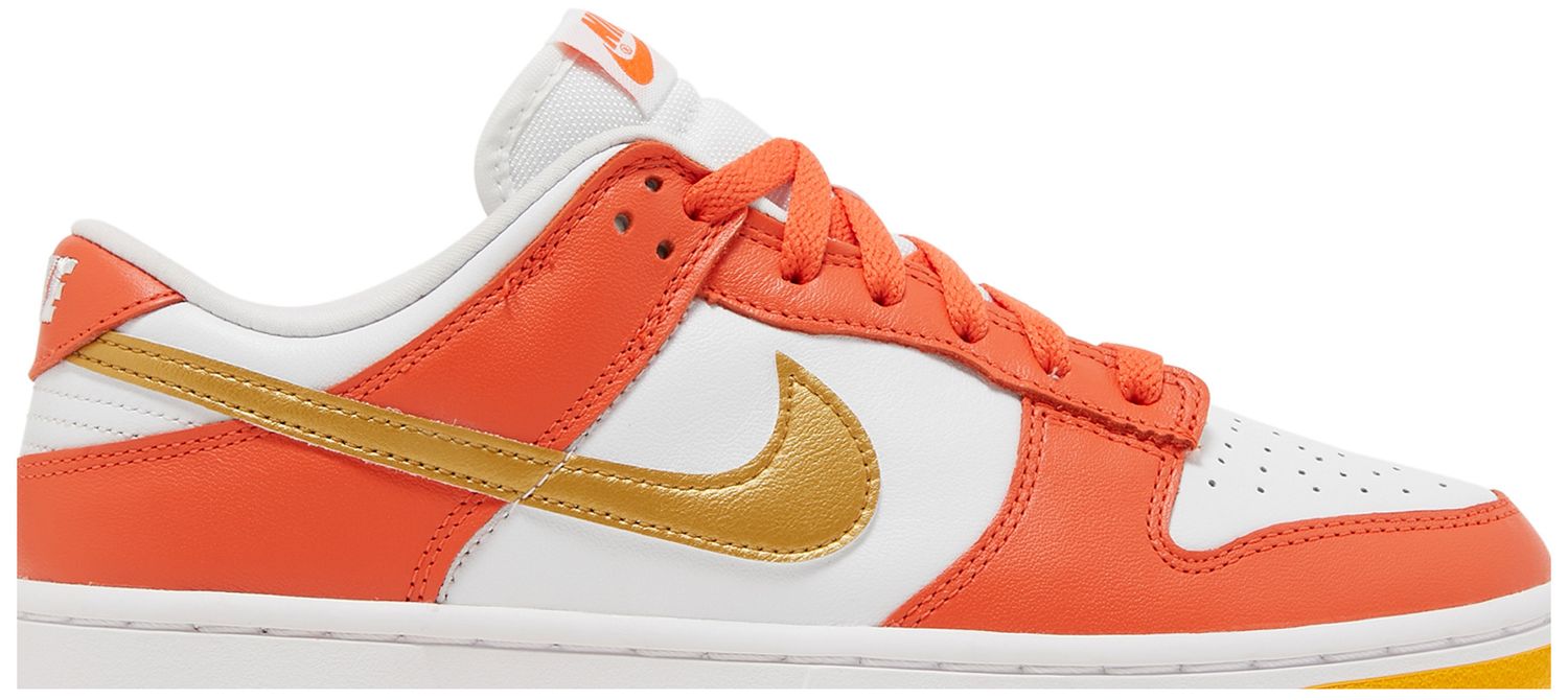 low top orange dunks