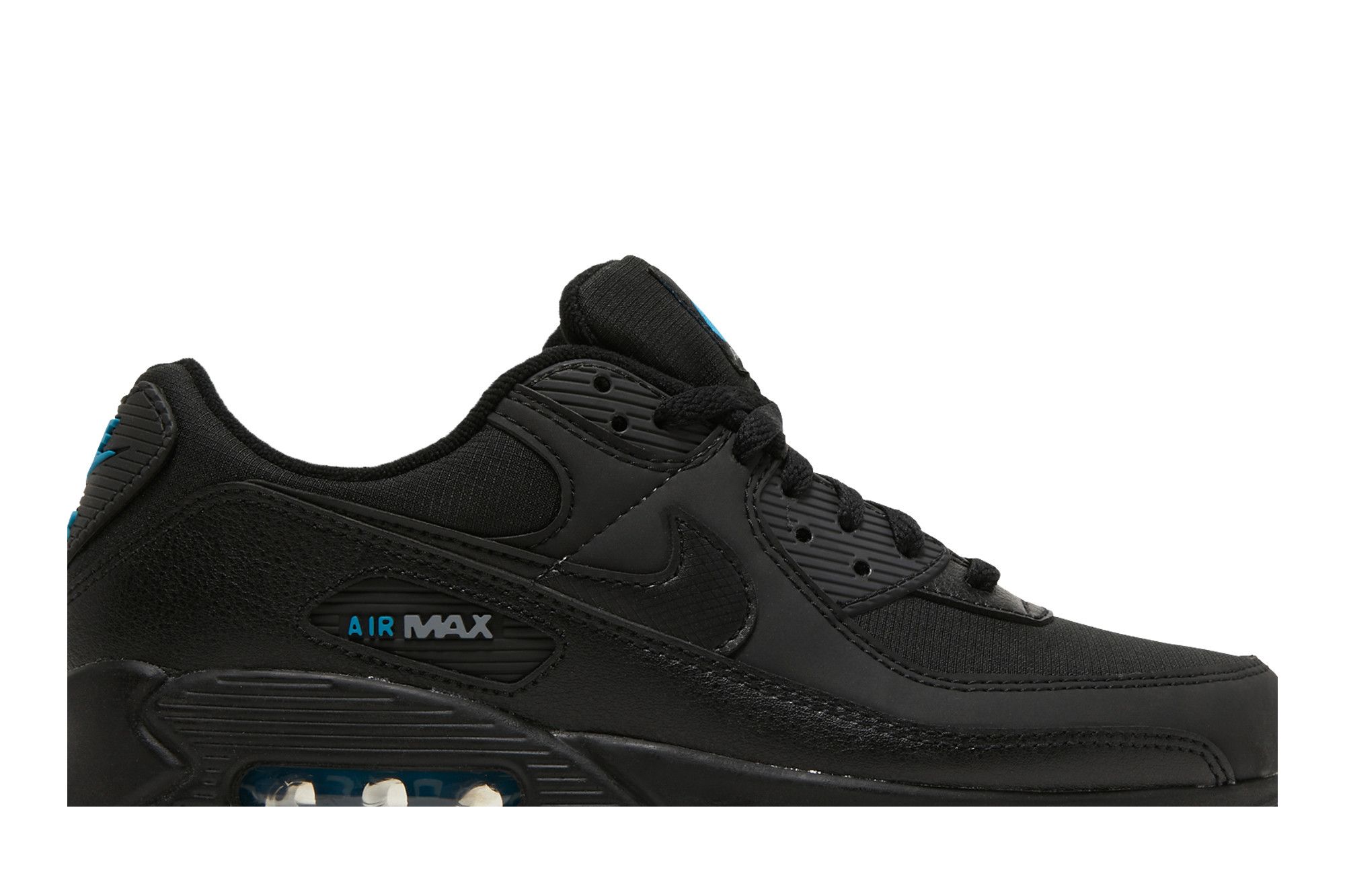 Buy Air Max 90 Black Laser Blue DC4116 002 GOAT