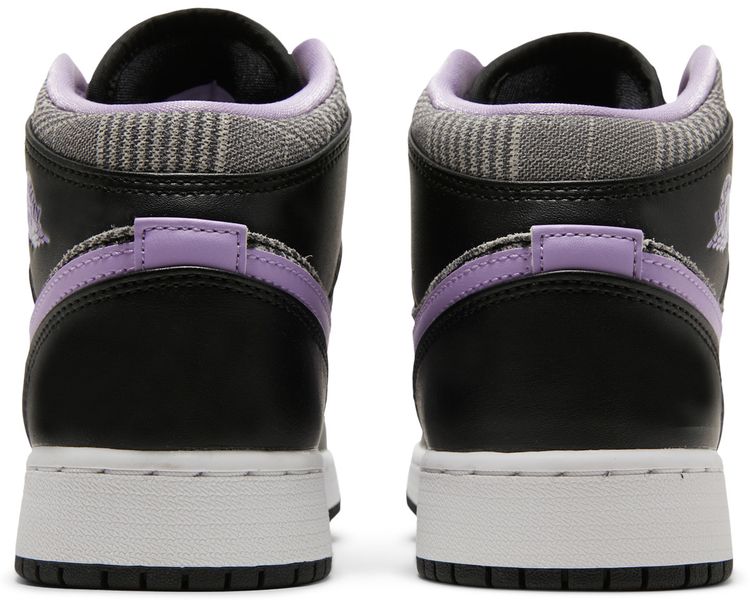 Air Jordan 1 Mid SE GS Houndstooth