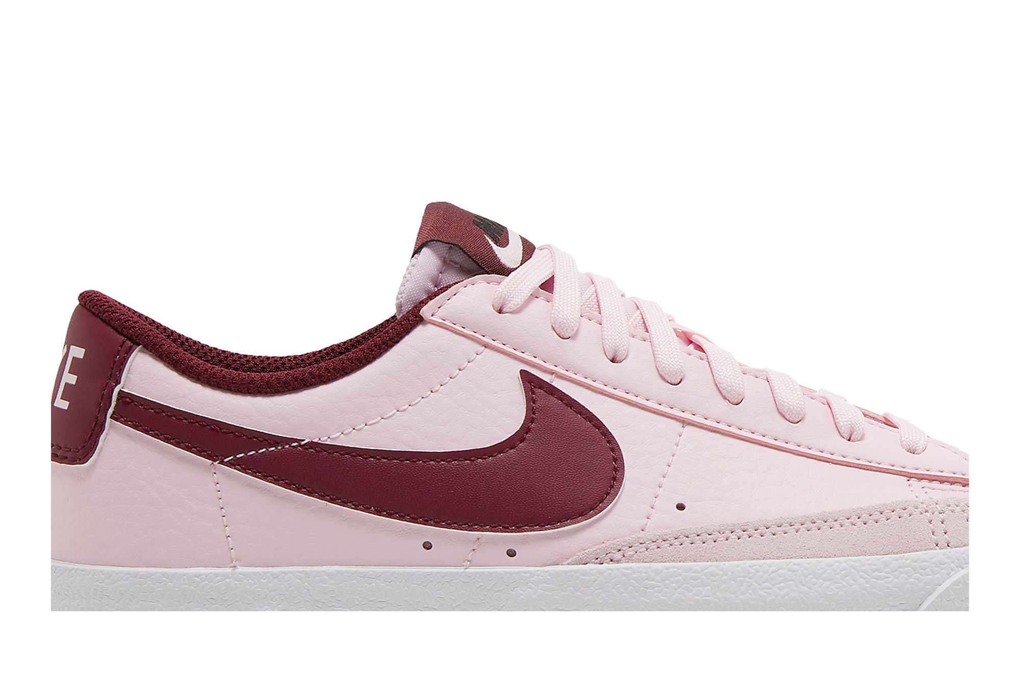 pink nike blazer low