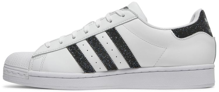 Swarovski x adidas Superstar White Black