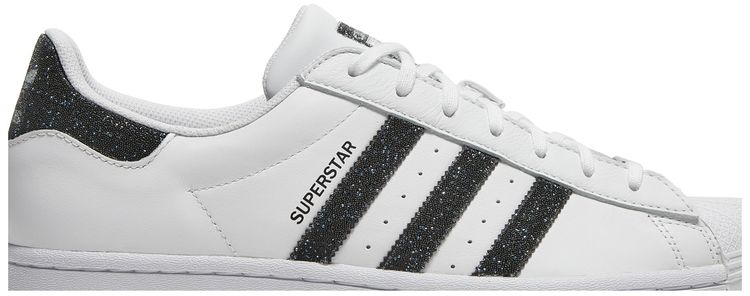 Swarovski x adidas Superstar White Black