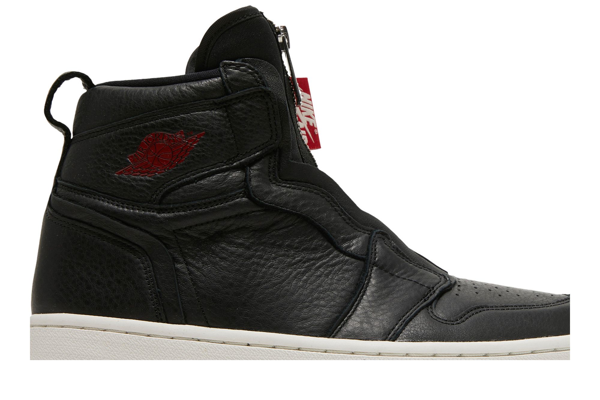Size 5.0 Wmns Air Jordan 1 Retro High Zip Black