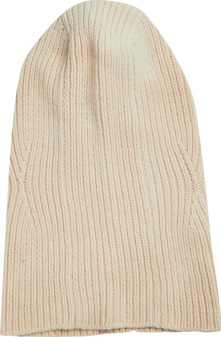 Alexander McQueen Rib Knit Hood Ivory