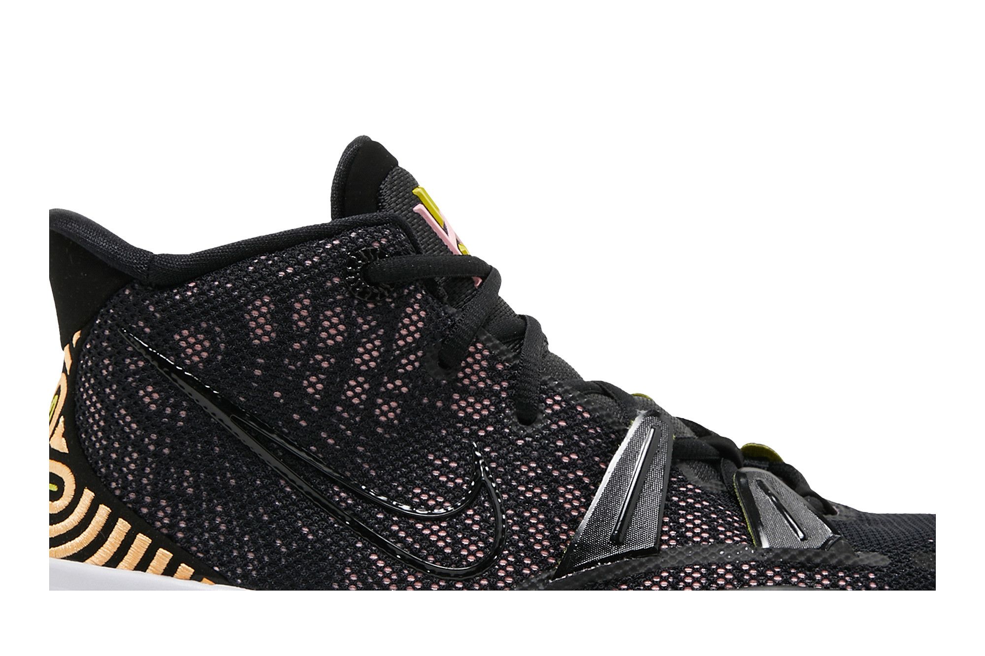 kyrie 7 gold black
