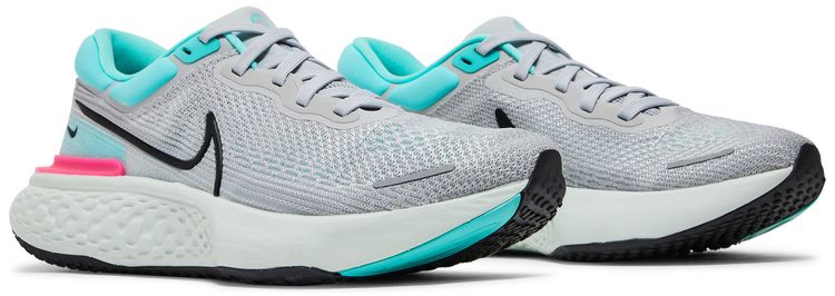 Nike ZoomX Invincible Run Flyknit Grey Fog Dynamic Turquoise