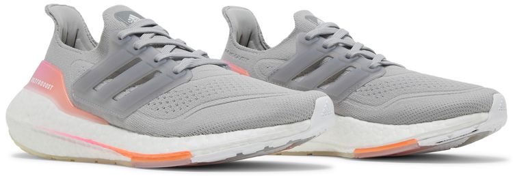 Adidas Wmns UltraBoost 21 Grey Screaming Orange