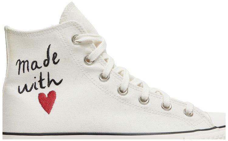 Converse Wmns Chuck Taylor All Star Lift High Valentines Day   Vintage White