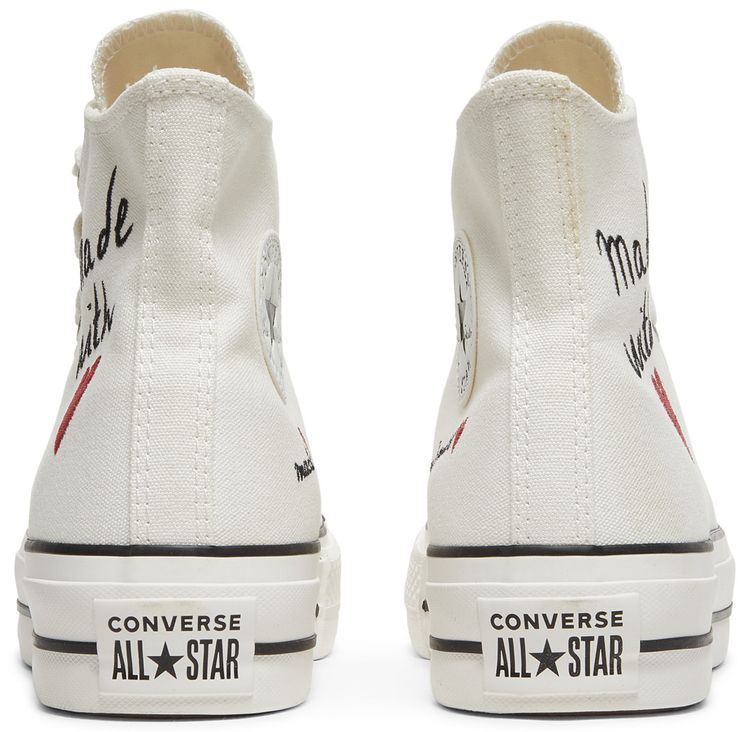 Converse Wmns Chuck Taylor All Star Lift High Valentines Day   Vintage White