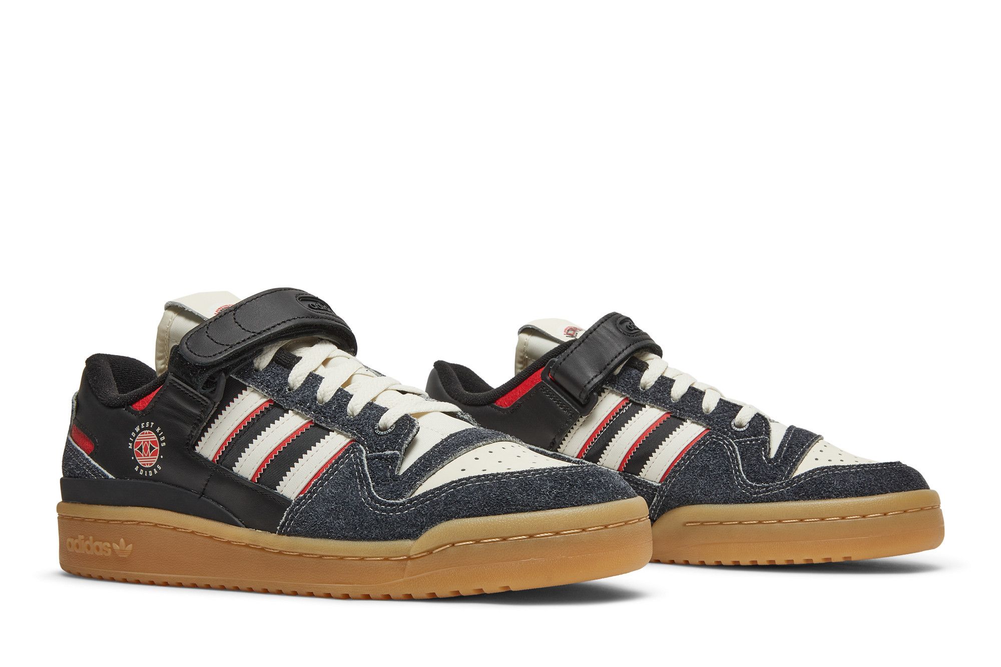 adidas Midwest Kids x Forum Low Black Gum for Sale