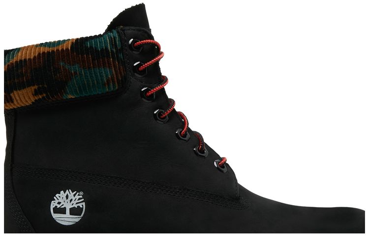 Timberland 6 Inch Heritage Warm Lined Boot Black Camo