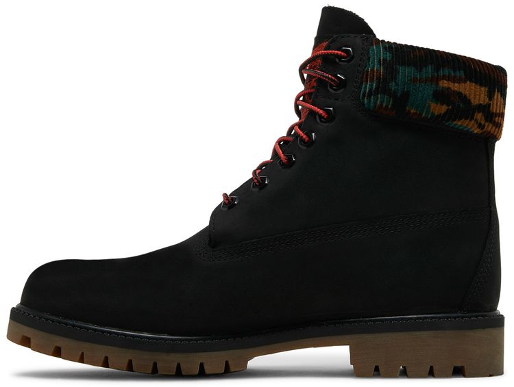 Timberland 6 Inch Heritage Warm Lined Boot Black Camo