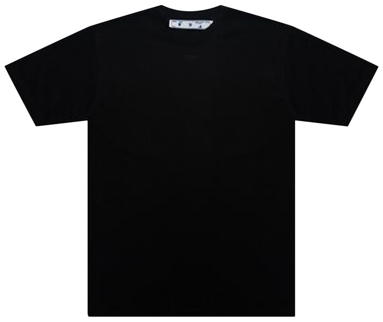 Off White Rubber Arrow Reg Tee Black
