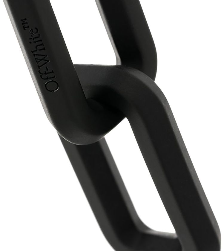 Off White Acetate Earrings Silver
