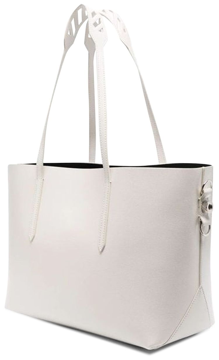 Off White Diag Binder Shopper WhiteBlack