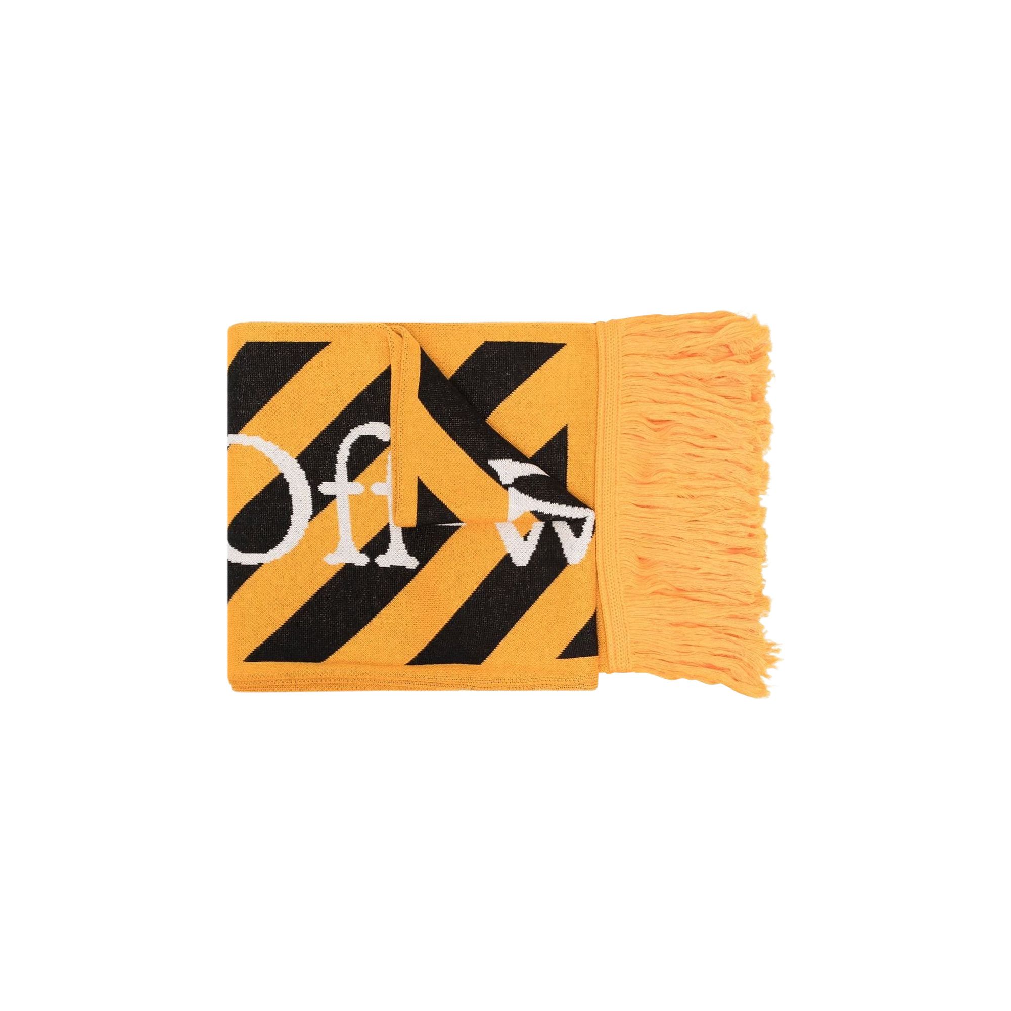 Off white scarf orange top
