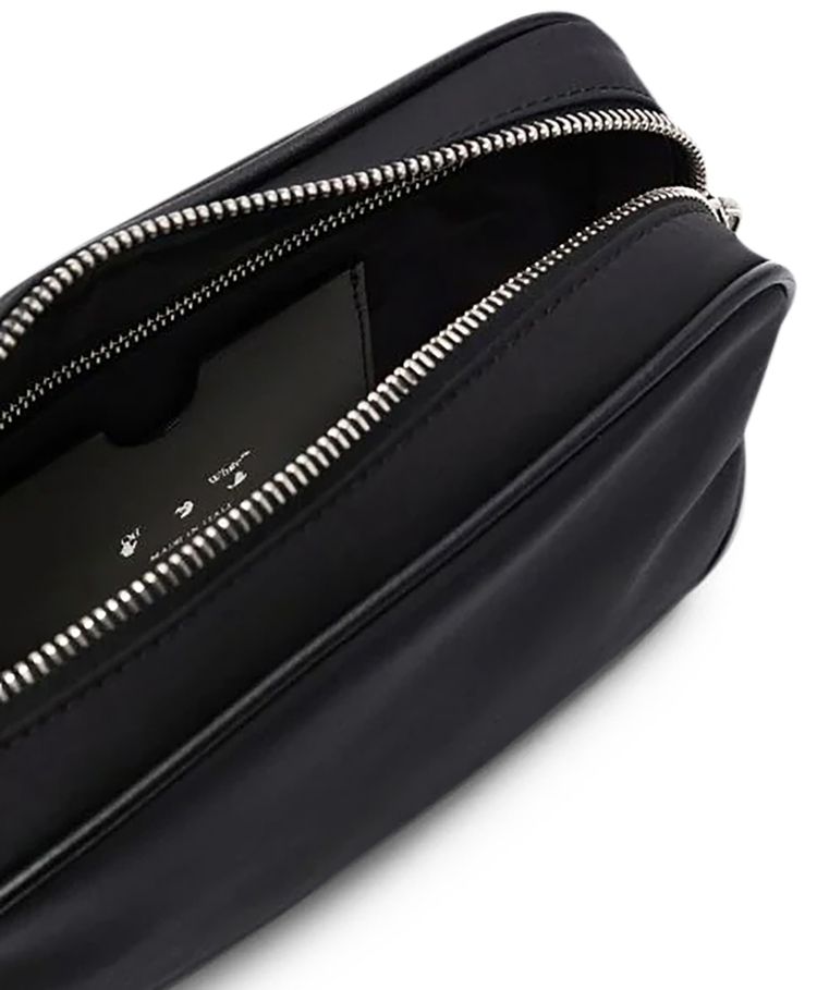 Off White Arrow Plaque Nylon Bum Bag Black