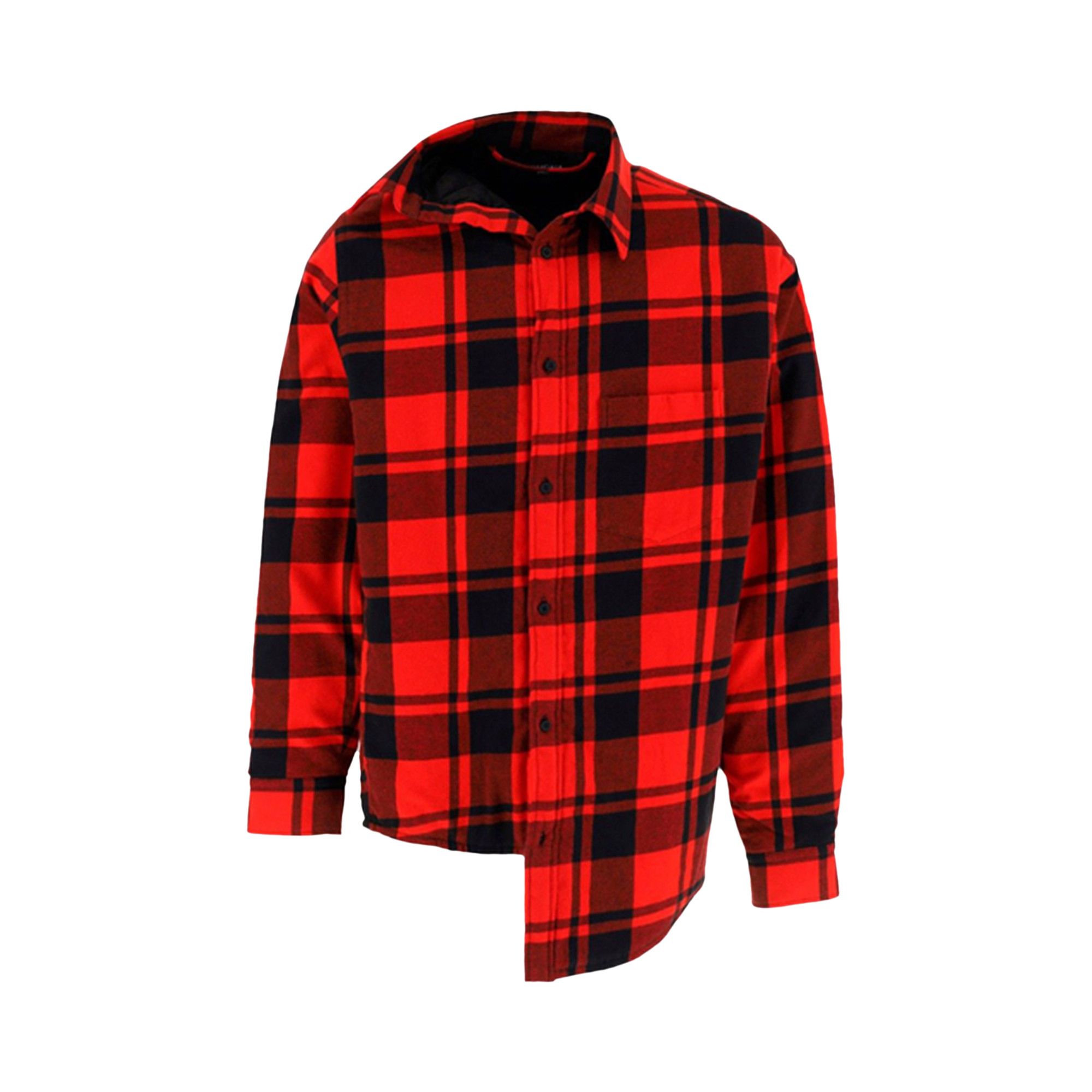 Balenciaga Oversized Flannel 'Red/Black 