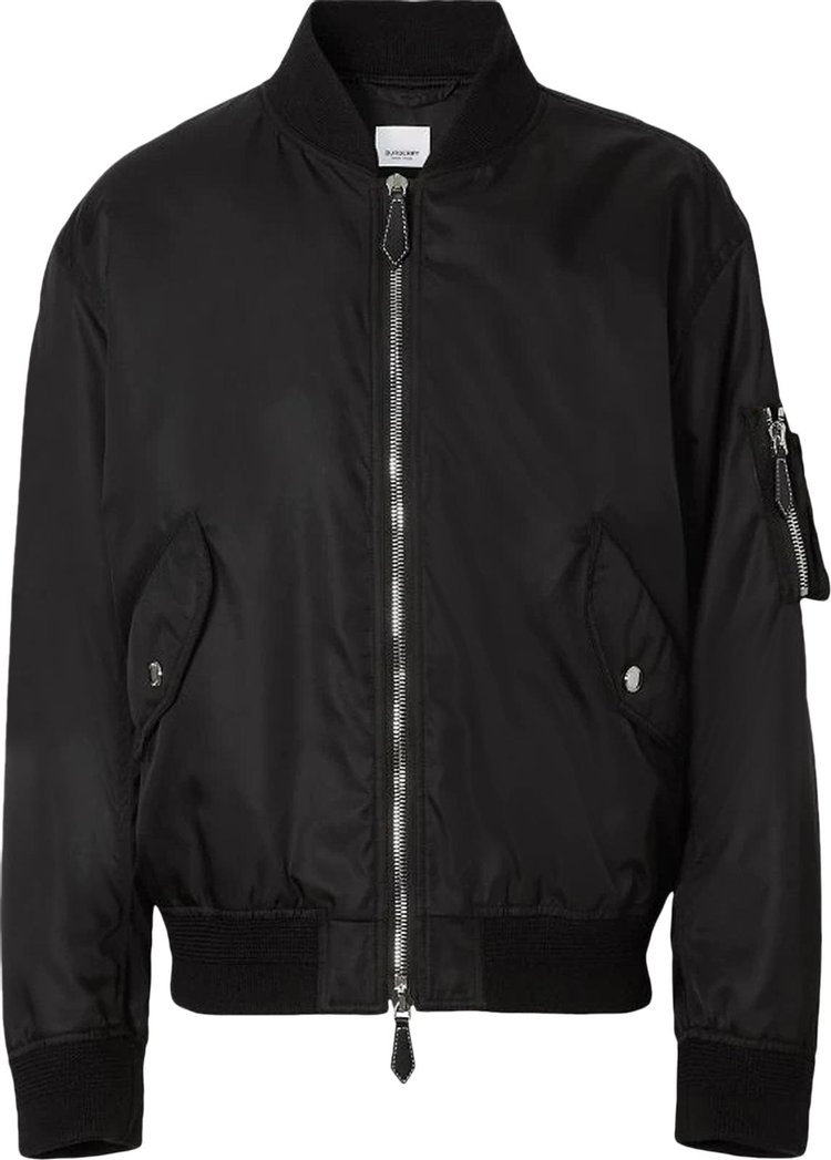 Buy Burberry Embroidered Bomber 'Black' - 8040669 | GOAT