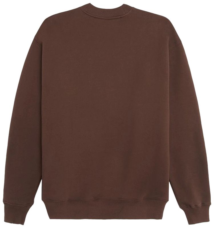 032C Heavy Crewneck Sweatshirt Brown