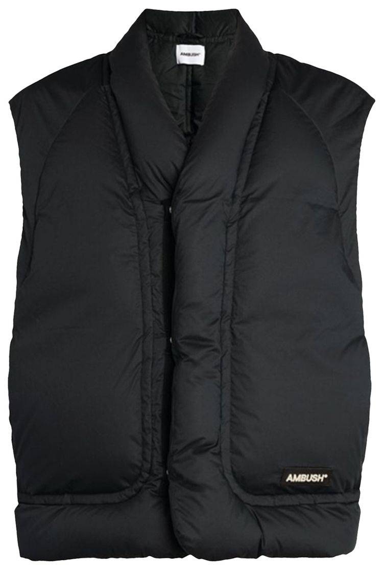 Ambush Kimono Down Vest Black