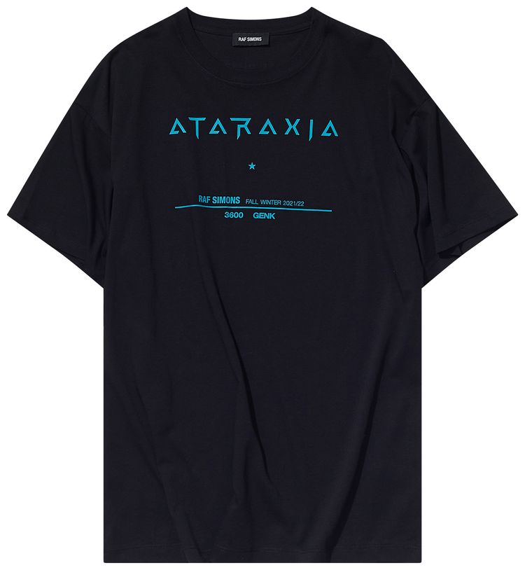 Raf Simons Ataraxia Tour Big Fit T Shirt Black