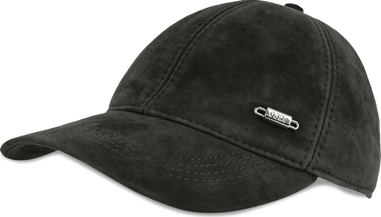 032C Padded Cap With Metal Details Black