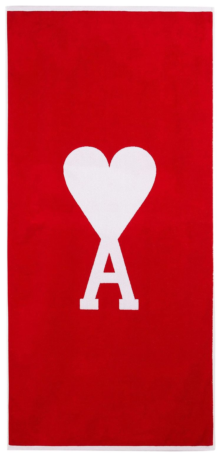 Ami Ami De Coeur Beach Towel WhiteRed