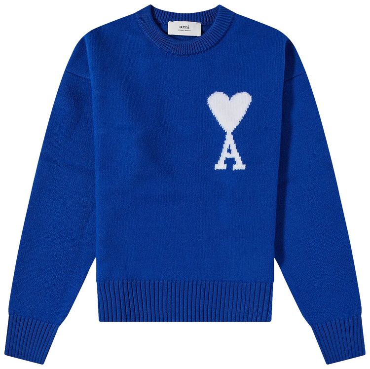 Ami Crewneck Sweater Royal Blue