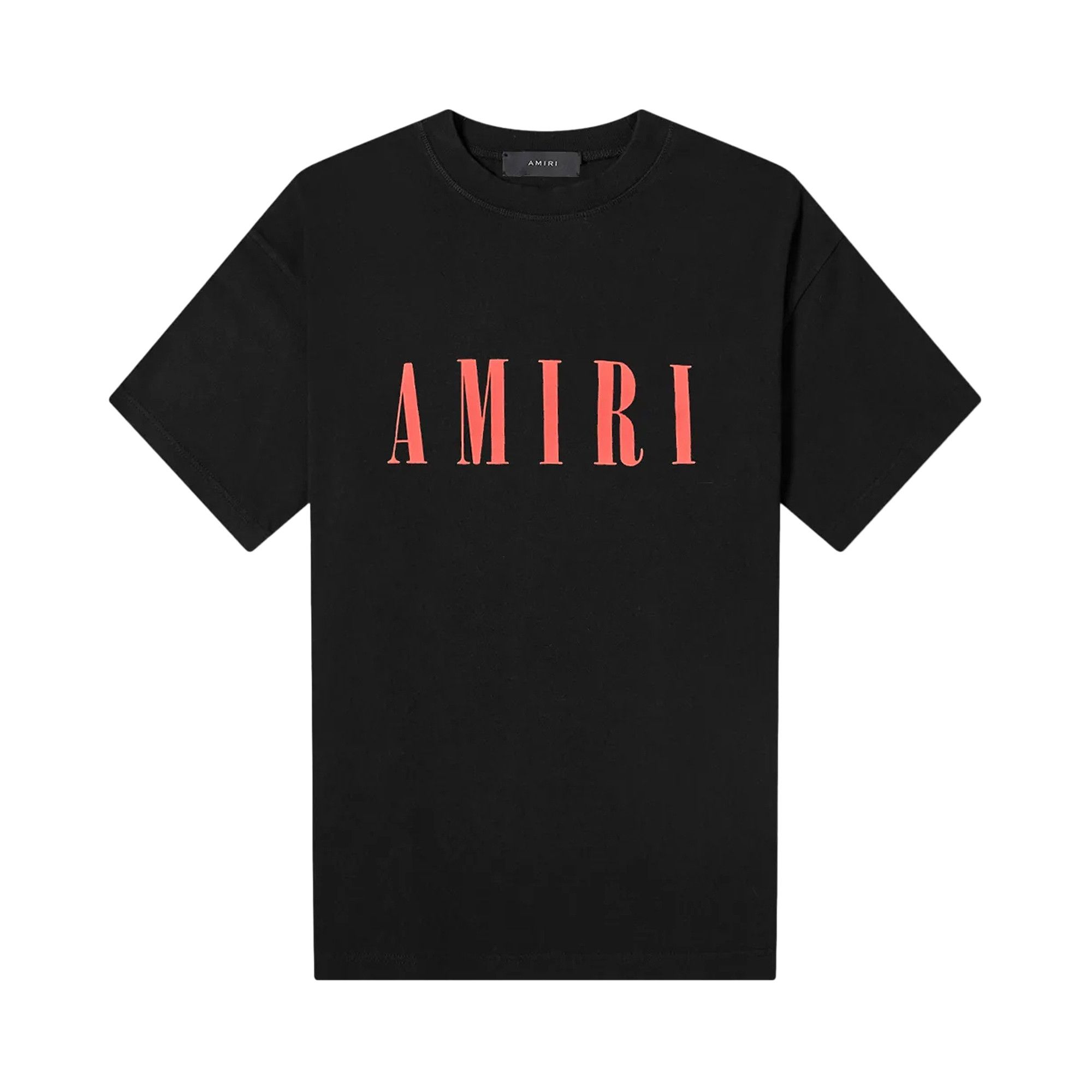 Buy Amiri Core Logo Tee 'Black/Red' - MJLT001 009 BLAC | GOAT