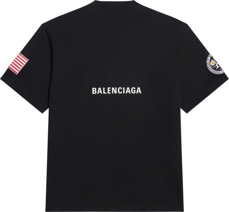 Balenciaga Boxy T Shirt BlackWhite