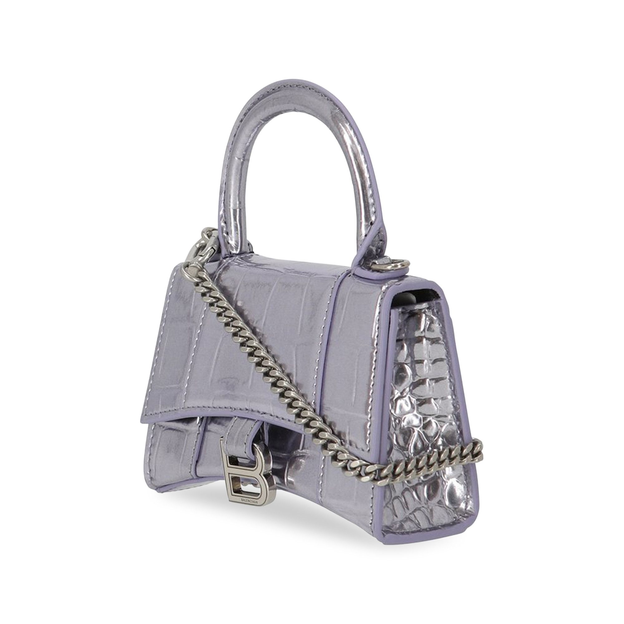 Buy Balenciaga Mini Hourglass Top Handle Bag 'Lilac