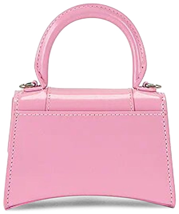 Balenciaga Mini Hourglass Top Handle Bag Candy Pink