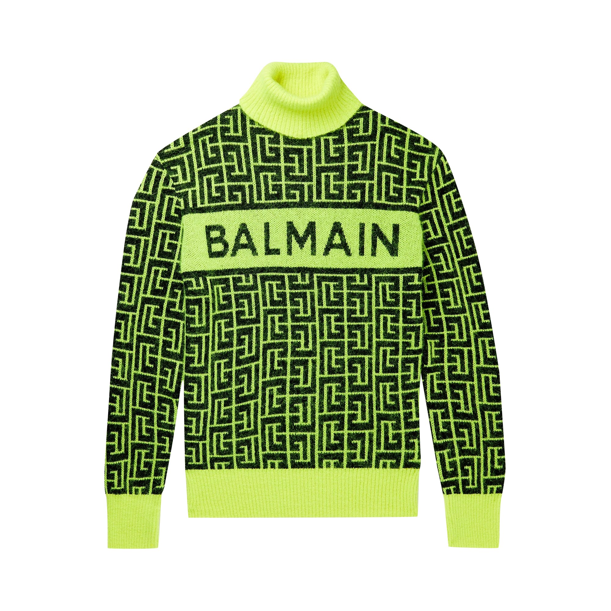 Buy Balmain x Rossignol Intarsia Logo Knit Sweater 'Black