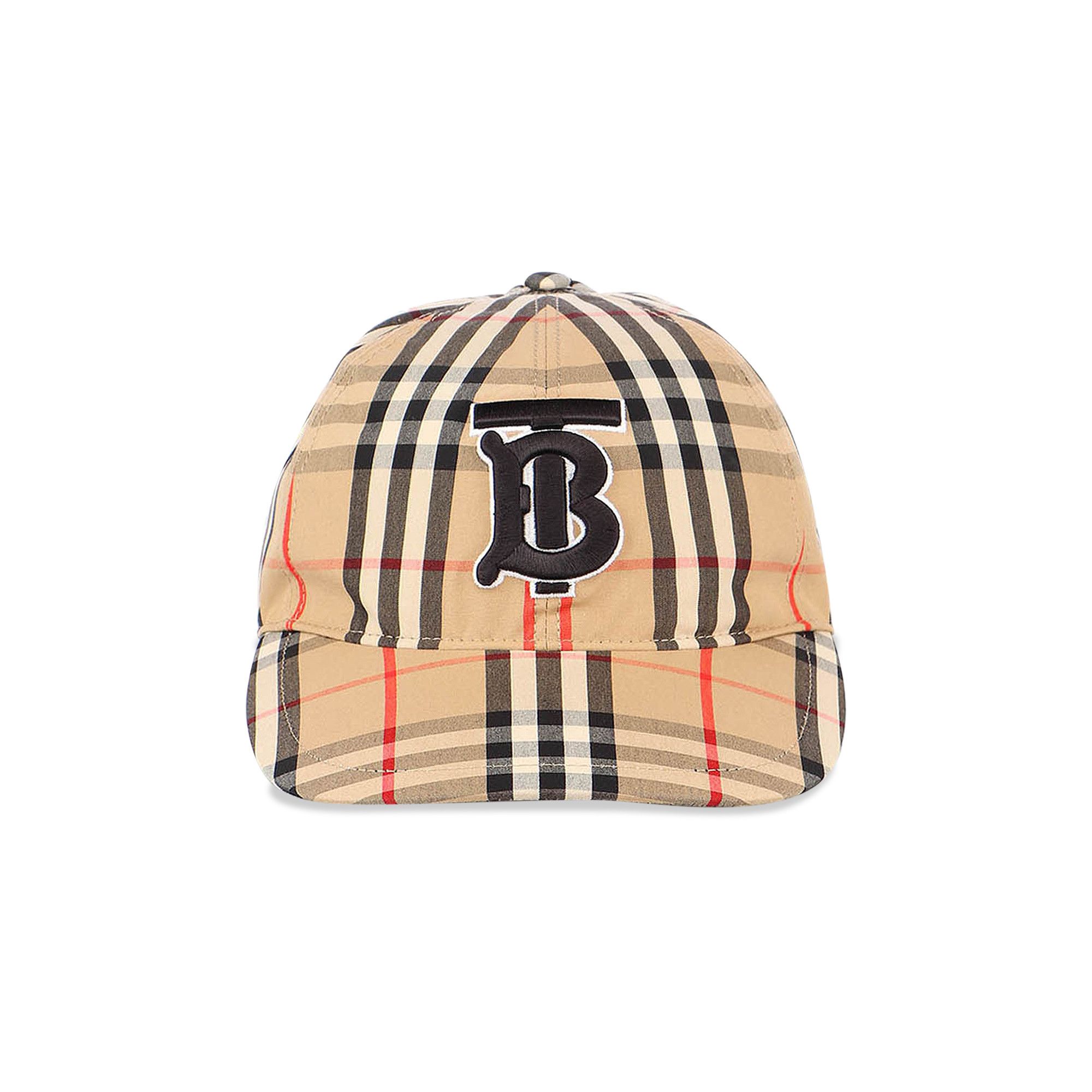 Buy Burberry Monogram Motif Vintage Check Cotton Baseball Cap