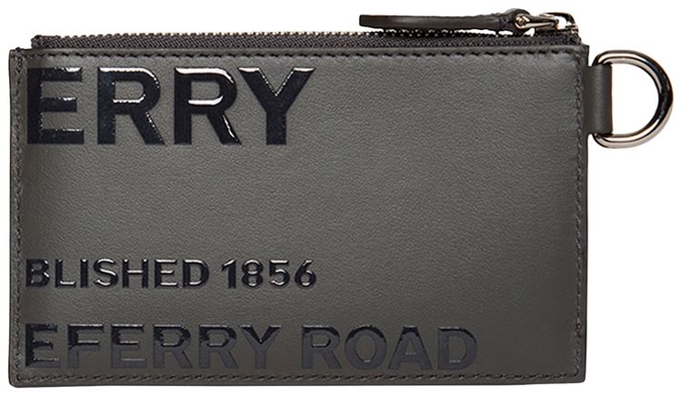 Burberry Horseferry Road Logo Wallet Sepia Grey