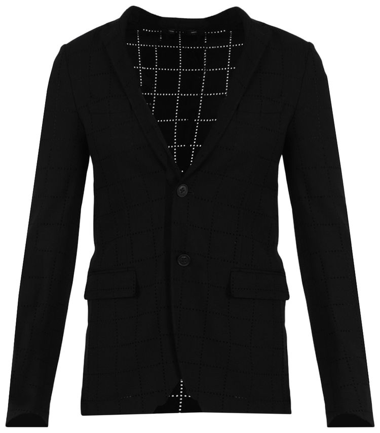 Fendi Perforated Blazer Nero