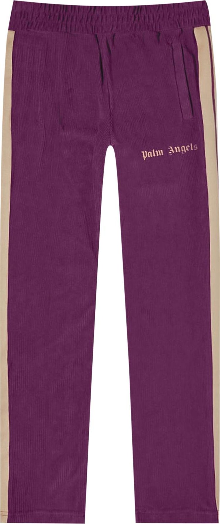 Palm Angels Cord Fleece Track Pant 'Purple'
