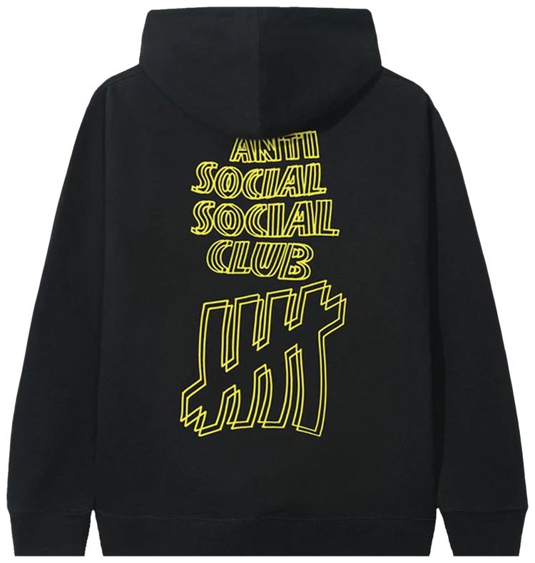 Anti Social Social Club x Undefeated Hoodie Black