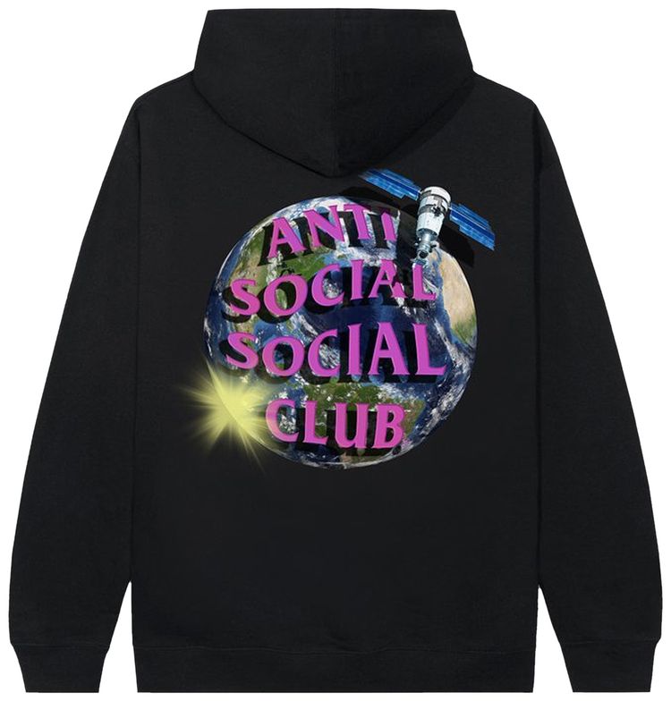 Anti Social Social Club Worldwide Hoodie Black